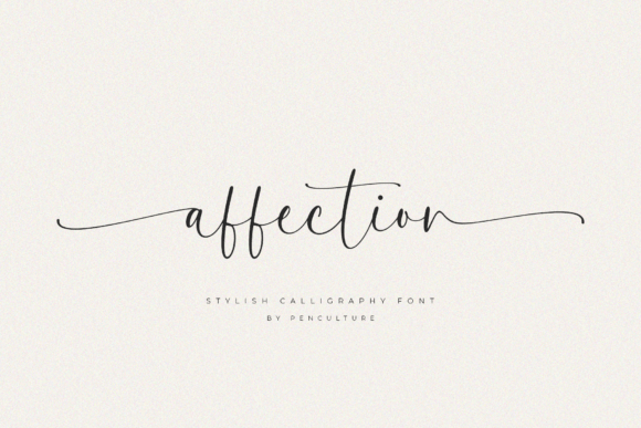 Affection Font: Elegance for Modern Design