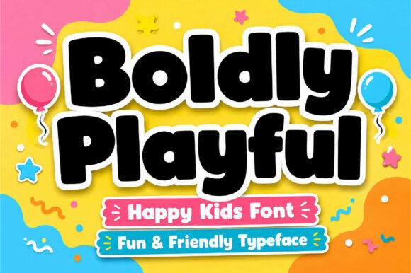 Boldly Playful: A Happy Kids Font for Vibrant Designs