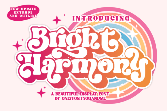 Bright Harmony: A Fun Font for Creative Projects