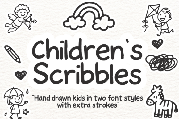 Children’s Scribbles: The Whimsical Font for Authentic Design