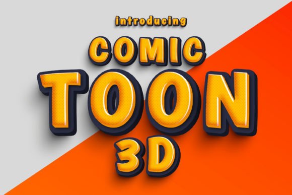 Comic Toon 3D: Dynamic Typography for Visual Impact