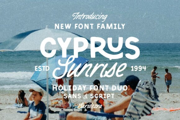 Cyprus Sunrise Duo: A Font for Authentic Branding