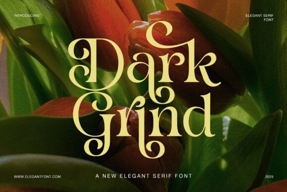 Dark Grind: A Font with Bold Contrast and Artistic Flair