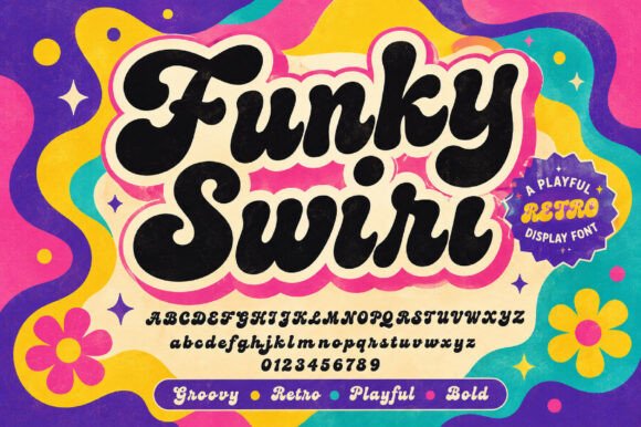 Funky Swirl: A Script Font with Retro Charm