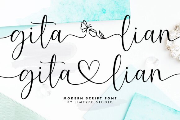 Gita Lian Font: The Ultimate Choice for Elegant Wedding Themes