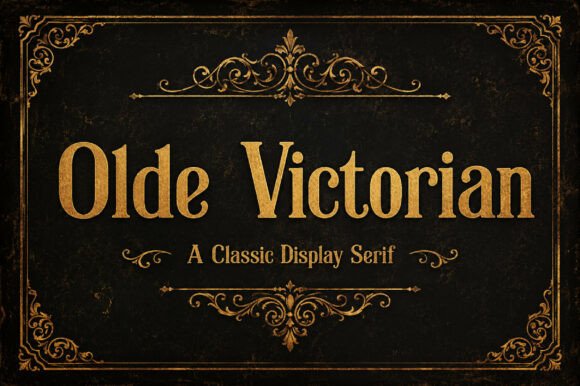 Olde Victorian: Elevating Design with Timeless Serif Charm