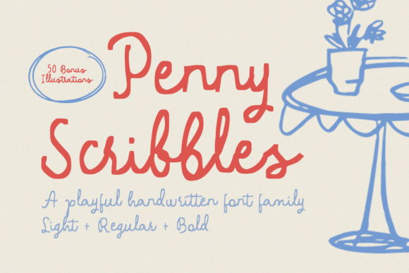 Penny Scribbles: The Whimsical Font for Modern Designs