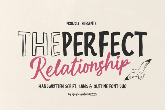 Perfect Relationship: The Handwritten Font Duo for Authentic Design