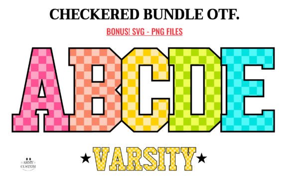 Reviving Classroom Charm: The Checkered Back to School Font