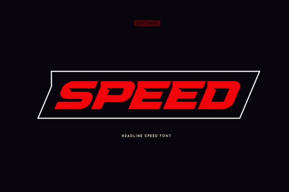Speed: The Bold Display Font for Dynamic Visual Impact
