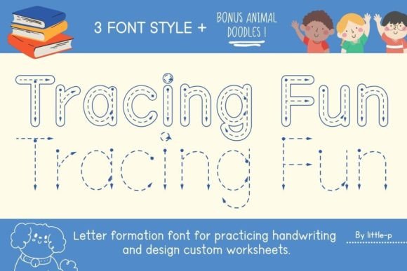 Tracing Fun: Enhancing Early Literacy with Playful Typography