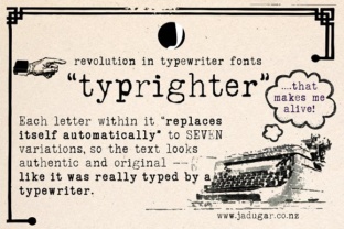 Typrighter: The Authentic Typewriter Font for Modern Design
