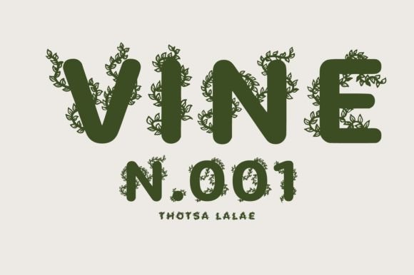 Vine N.001: A Botanical Font for Nature-Inspired Design